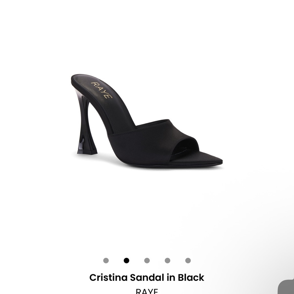 RAYE Black High-Heel Sandals